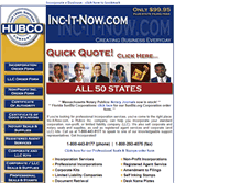Tablet Screenshot of inc-it-now.com